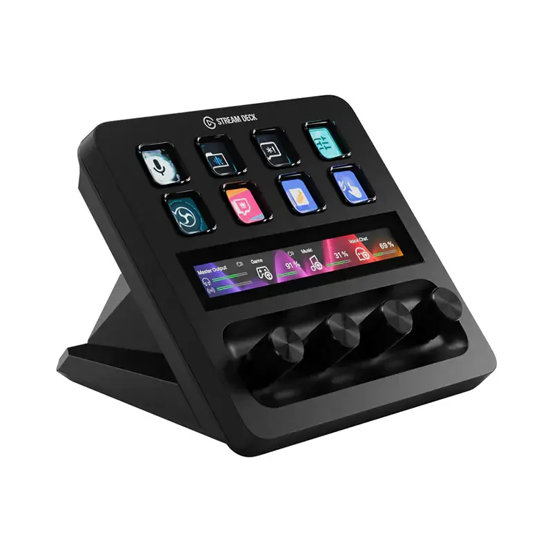 Elgato Stream Deck + XLR Dock – 8 Customizable LCD Keys; Studio Grade Preamp; Connect Any XLR Mic