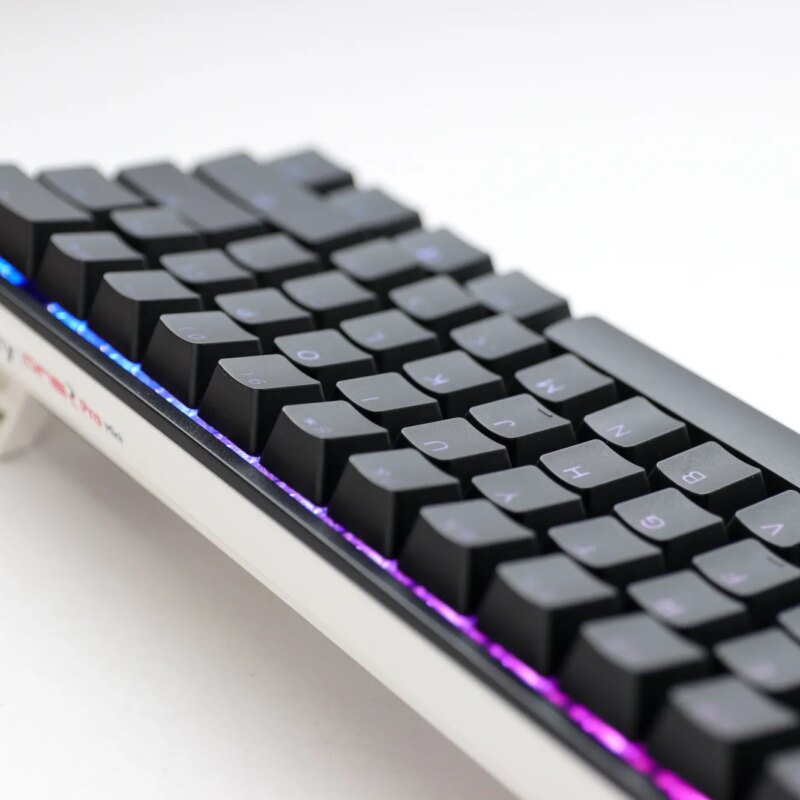 Ducky Keyboard One 2 Pro 60% Mechanical Keyboard; RGB; PBT Double Shot Keycaps – Cherry Black .