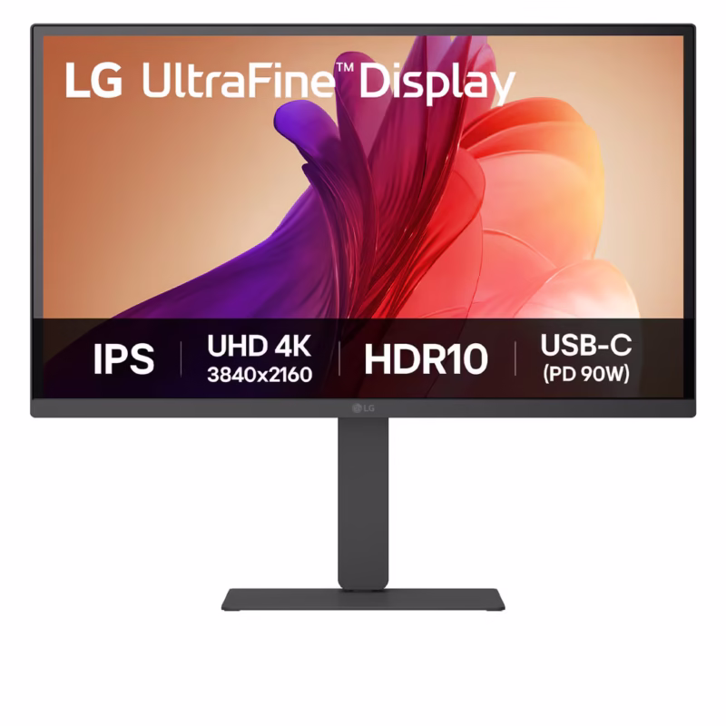 LG UltraFine 27″ 4K UHD IPS Monitor with USB-C, incl Speakers