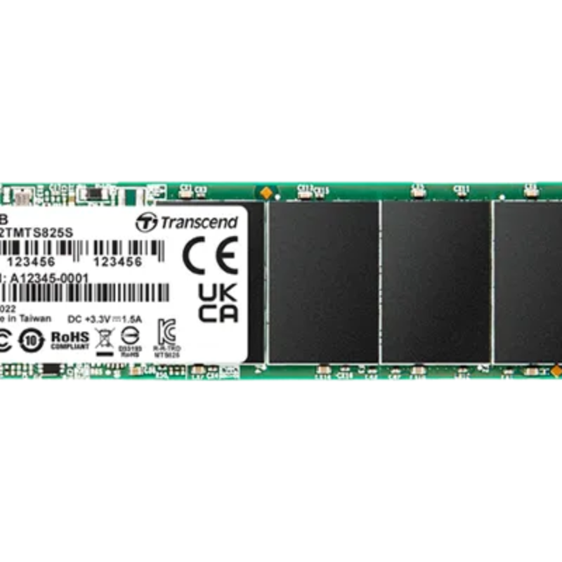 TRANSCEND 1 TB MTS825S M.2 SATA3 2280 SSD – CACHELESS TLC