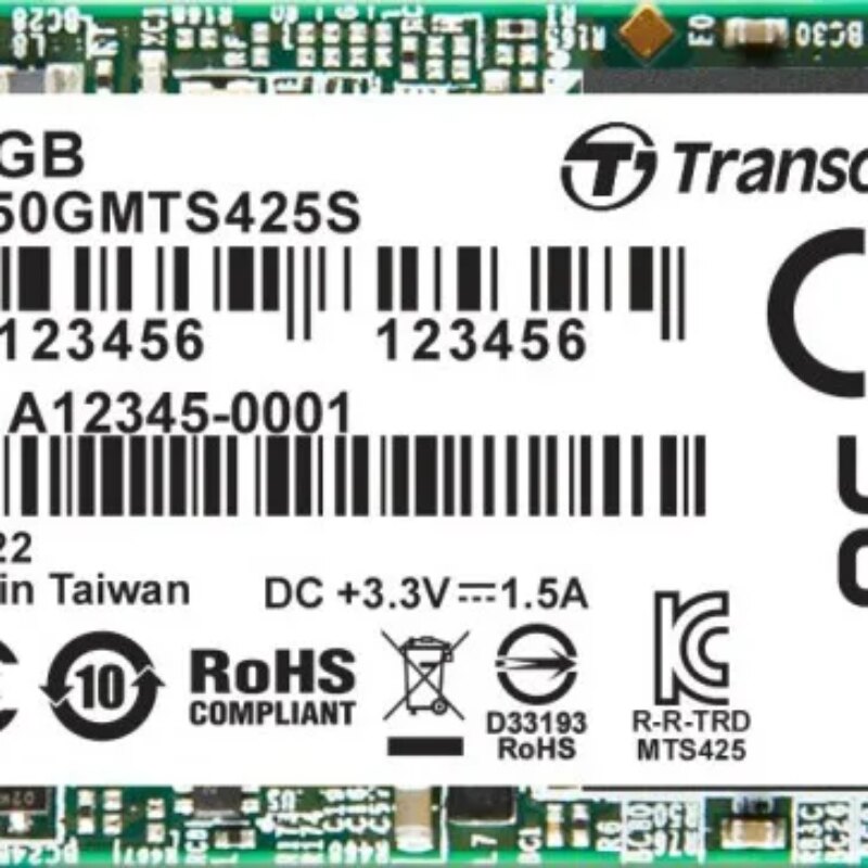 TRANSCEND 250GB MTS425S M.2 SATA 3 2242 SSD – CACHELESS TLC
