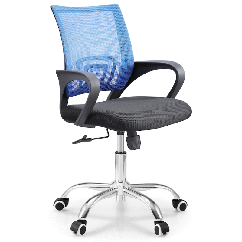 Everfurn Swift Mid Back Chair – Blue