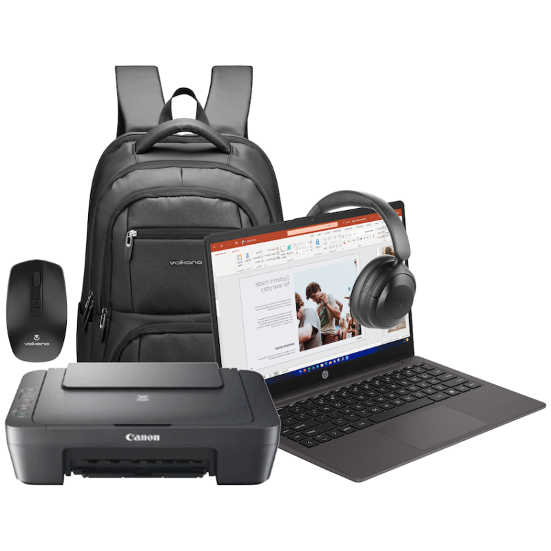 HP CU3K6ES#ACQ – 245 G10 14-inch 8GB/256GB Win11 Printer+Bag+Mouse+Headphone