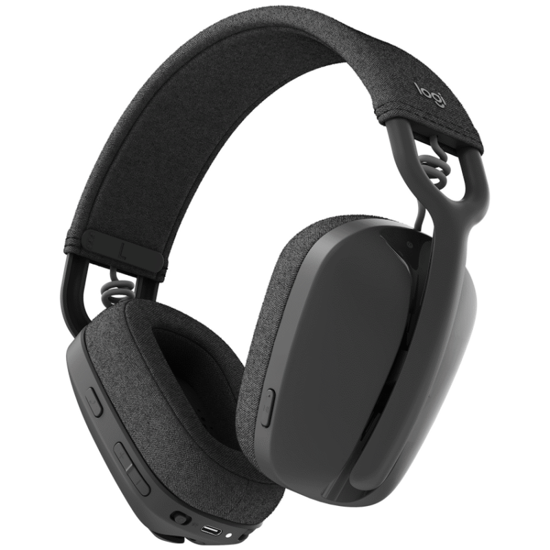 Logitech(R) Zone Vibe 100 Wireless Headphones – Graphite