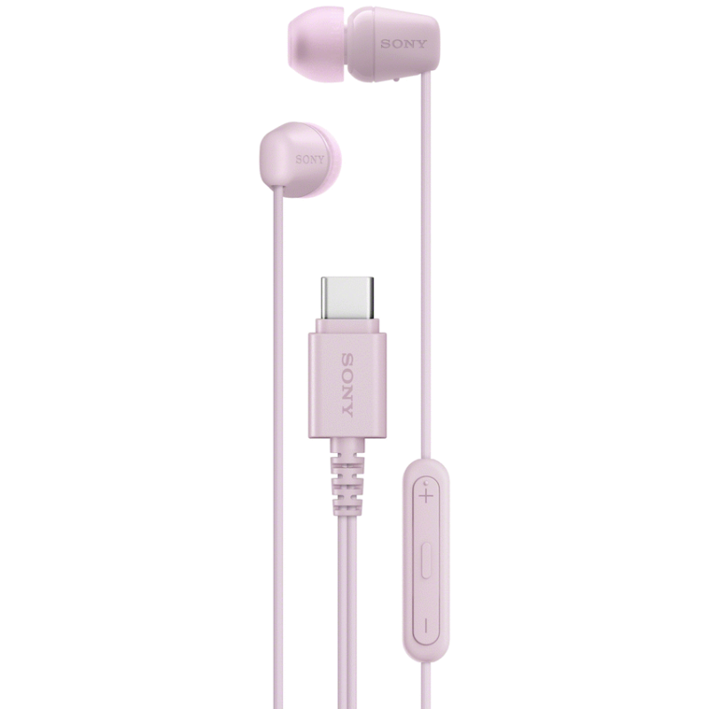 Sony EX15C USB-C Wired In-Ear Earphones – Pink