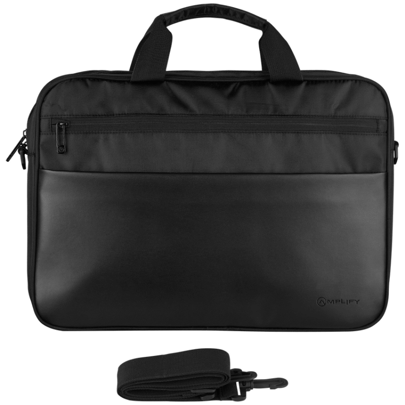 Amplify Panama 15.6″ Laptop Shoulder Bag – Black