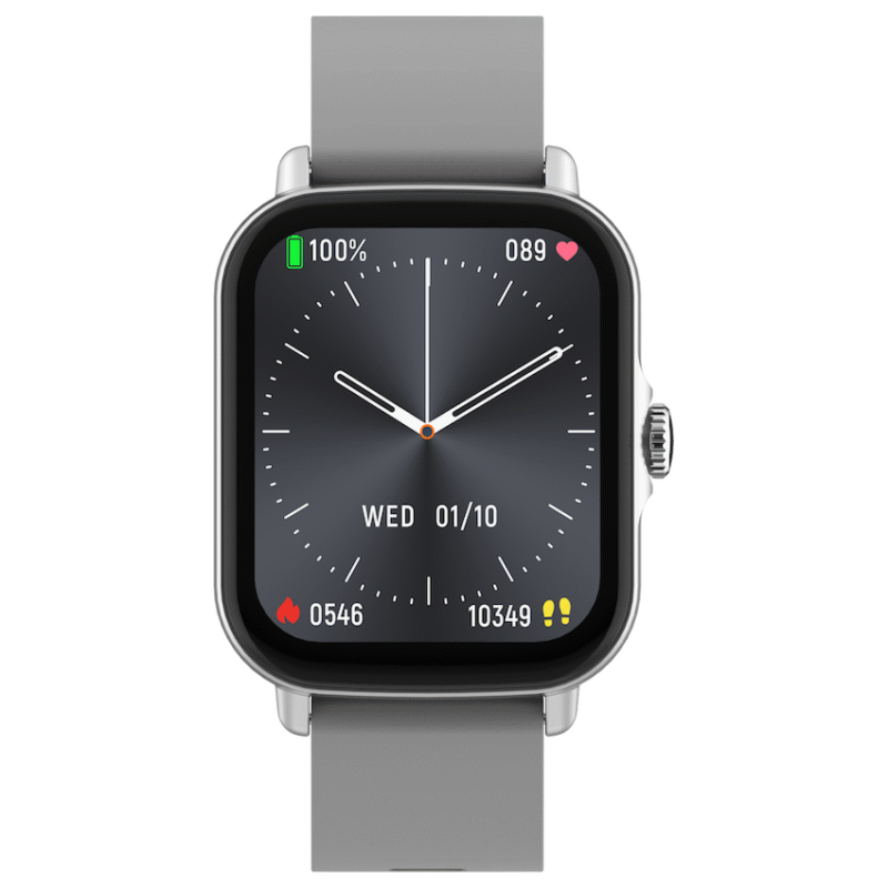 Volkano Active Tech Serene series Watch with heart rate monitor – Silver