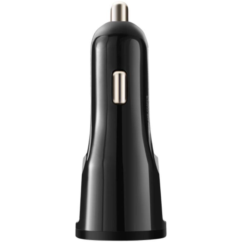 CANYON car charger C-033 2.4A/USB-A built-in Lightning Black