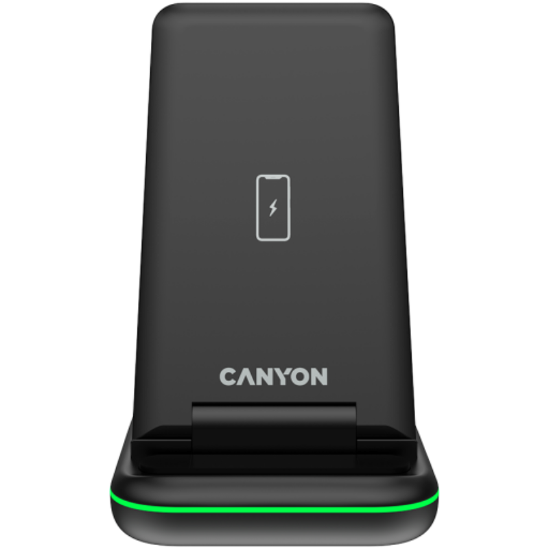 CANYON wireless charger WS-304 15W 3in1 Black