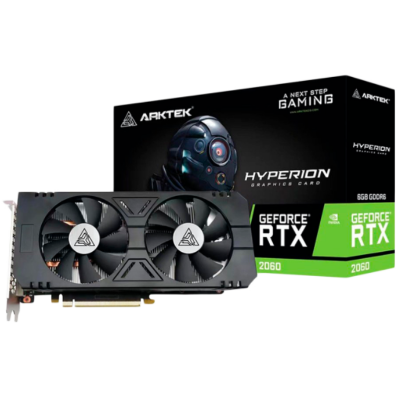 Arktek RTX2060 Super GDDR6 6GB 256Bit Twin Fans Graphics Card