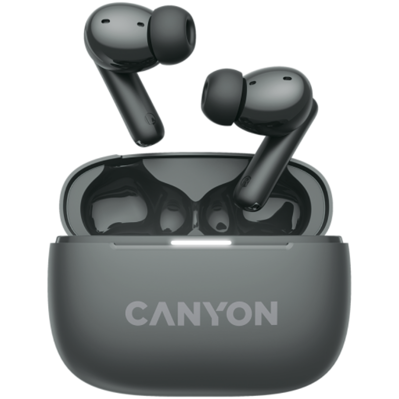 CANYON headset OnGo TWS-10 ANC+ENC Grey