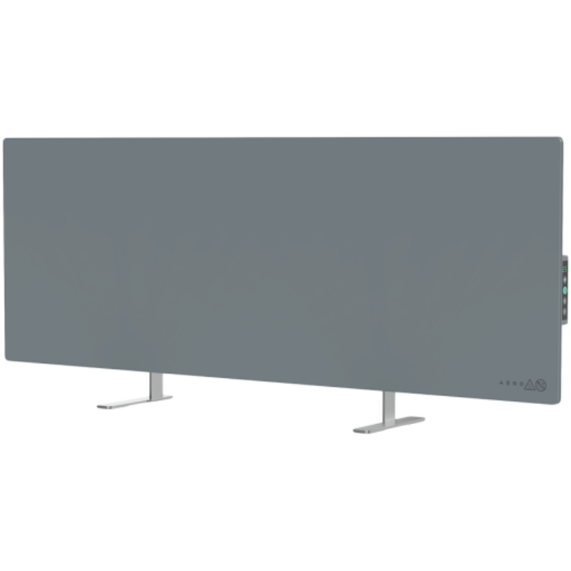 AENO Premium Eco Smart Heater, 700W, LED display, Tempered glass, Infrared+convection heating type, Plug type: South Africa (M type), Grey, Manufacturer: AENO