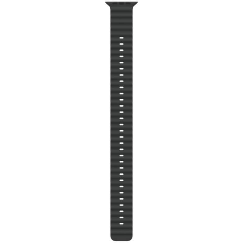 49mm Black Ocean Band Extension – Black Titanium Finish