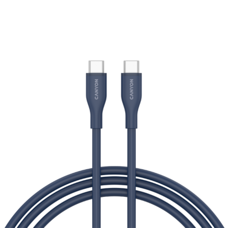 CANYON cable CC60SC10 C-C 60W 1m Silicon Dark blue