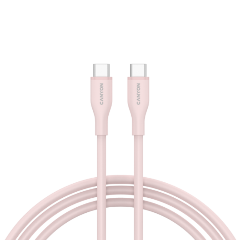 CANYON cable CC60SC10 C-C 60W 1m Silicon Pink Sand