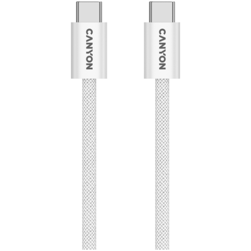CANYON cable OnWire 60MG C-C 60W Magnet Braided 1m White