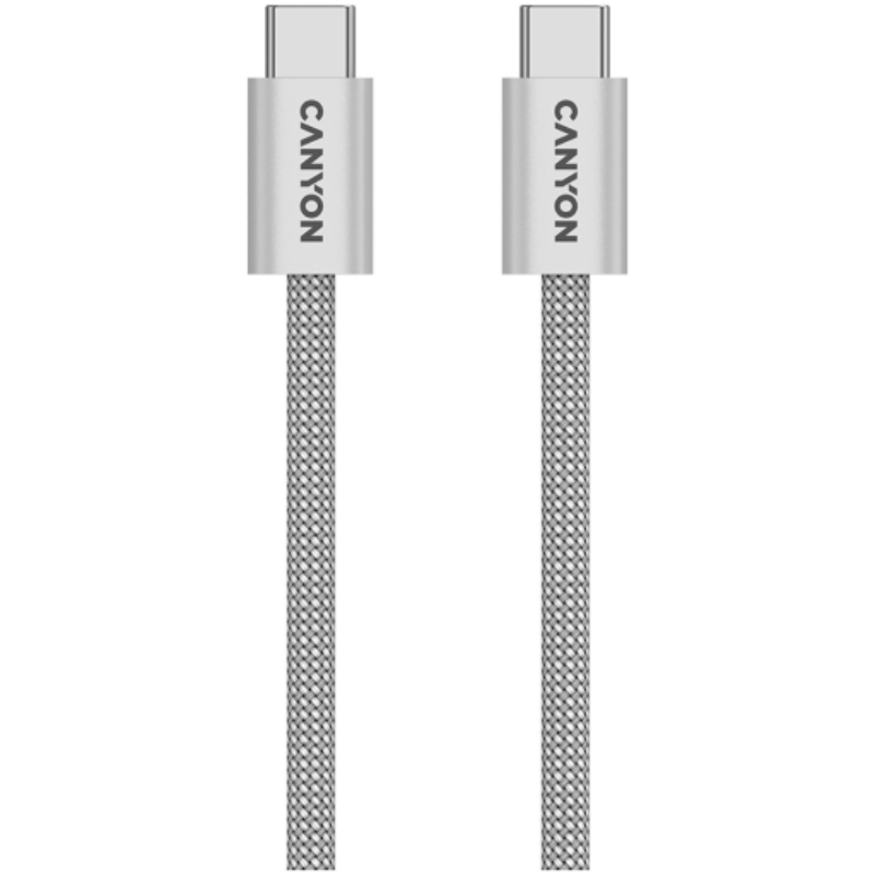 CANYON cable OnWire 60MG C-C 60W Magnet Braided 1m Light Grey