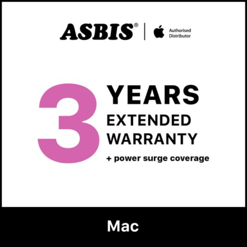 Additional 3-year warranty + power surge coverage for Mac Pro 14
