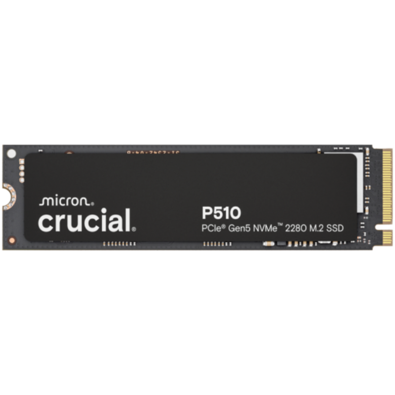 Crucial P510 1TB PCIe Gen5 NVMe 2280 M.2 SSD