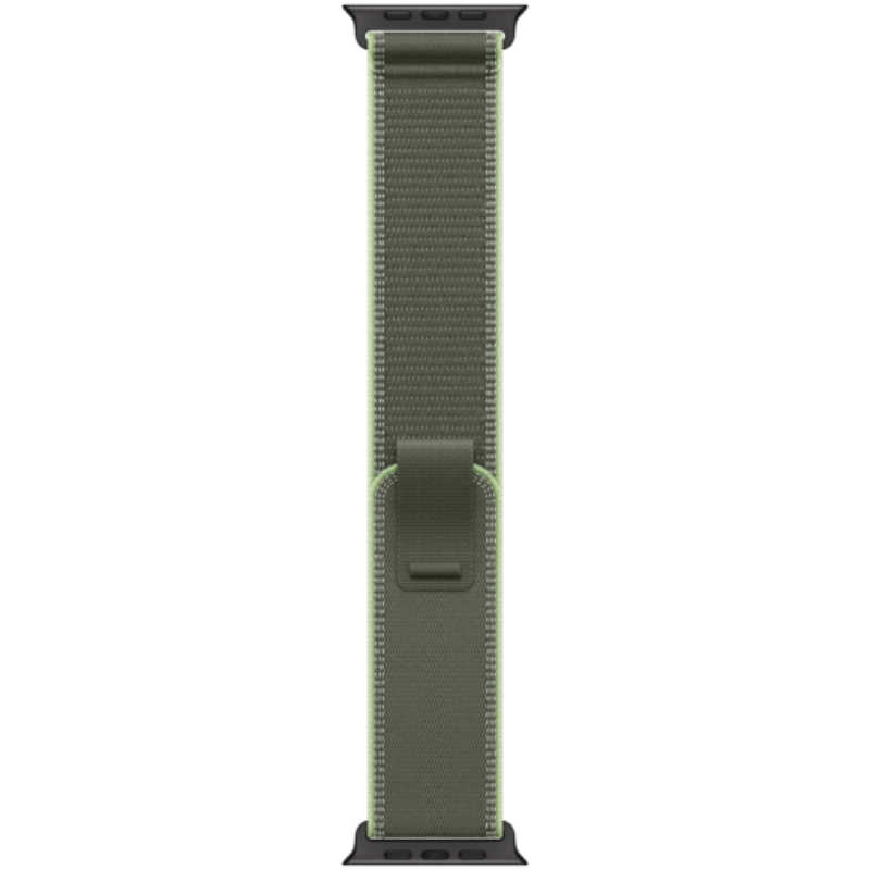 49mm Green/Neon Trail Loop – S/M – Black Titanium Finish