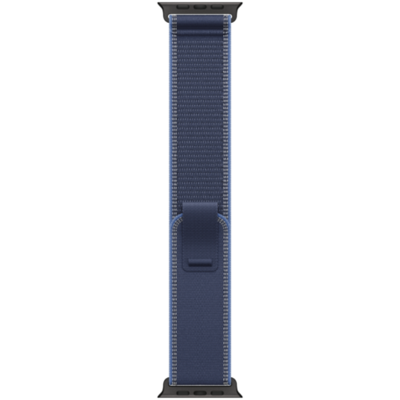 49mm Blue/Bright Blue Trail Loop – S/M – Black Titanium Finish