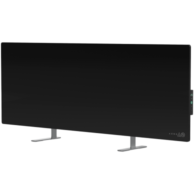 AENO Premium Eco Smart Heater, 700W, Tempered glass, Infrared+convection heating type, Led display Plug type: SOUTH AFRICA (M type), BLACKManufacturer: AENO