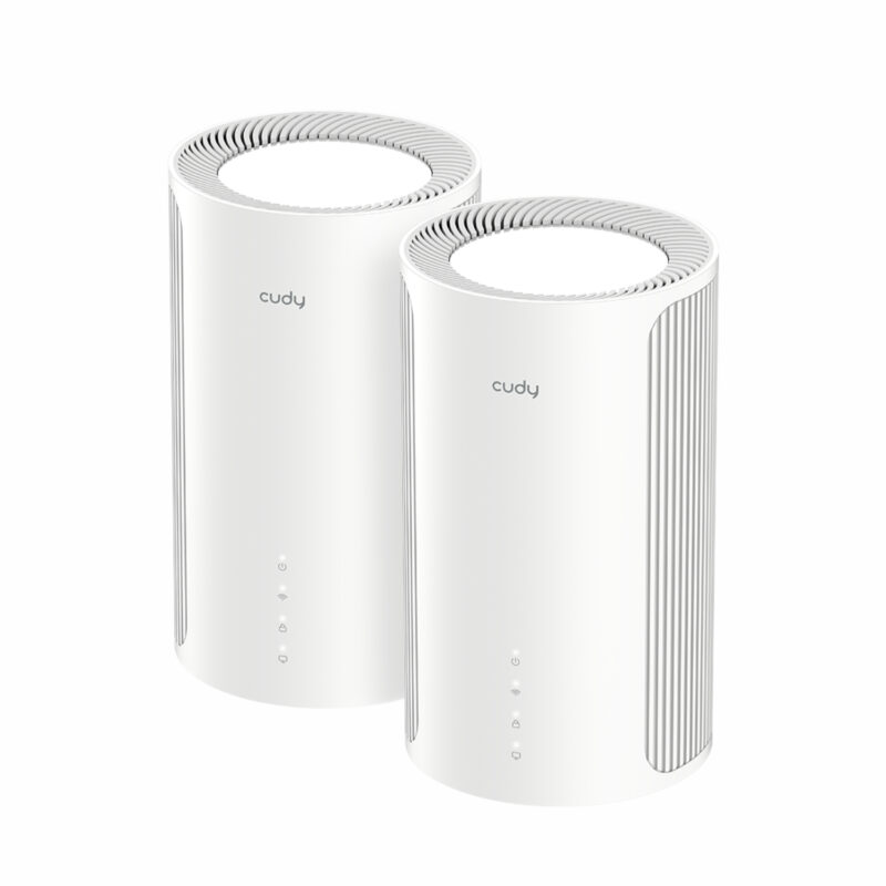 Cudy BE11000 Wi-Fi7 Tri-band Mesh Wi-Fi System (2 Pack)-White