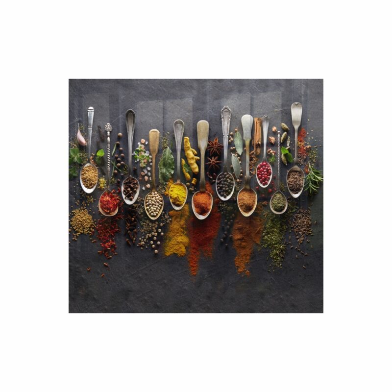 Decorative Glass Wall Tile (598 X 650 X 6mm) Spices