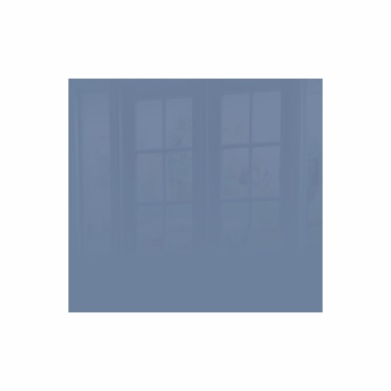 Decorative Glass Wall Tile (598 X 650 X 6mm) Pigeon Blue