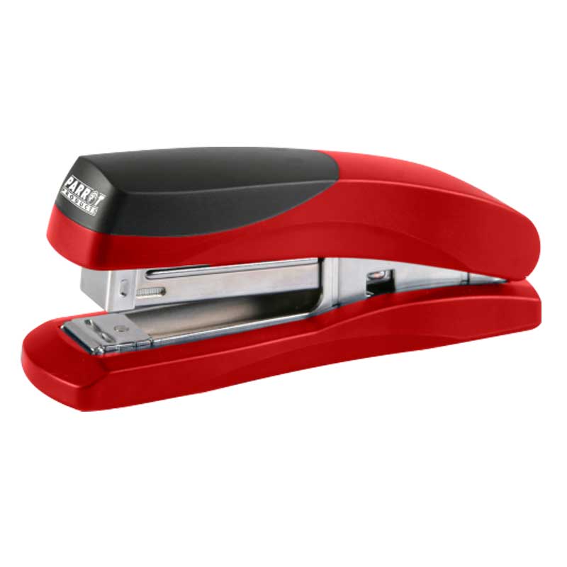 Plastic Medium Desktop Staplers 105*(24/6 26/6) – Red 20 Pages
