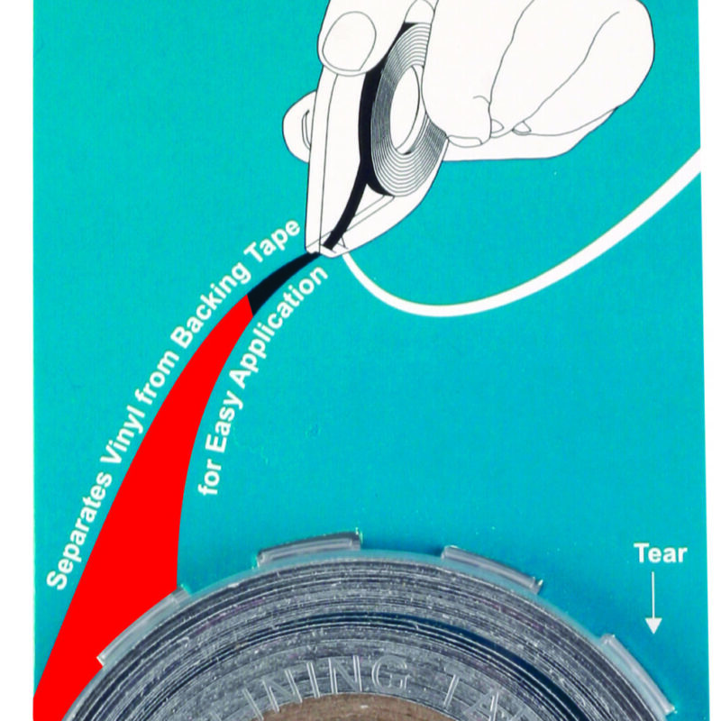 Vinyl Lining Tape (10 Meters – 3mm – Red)