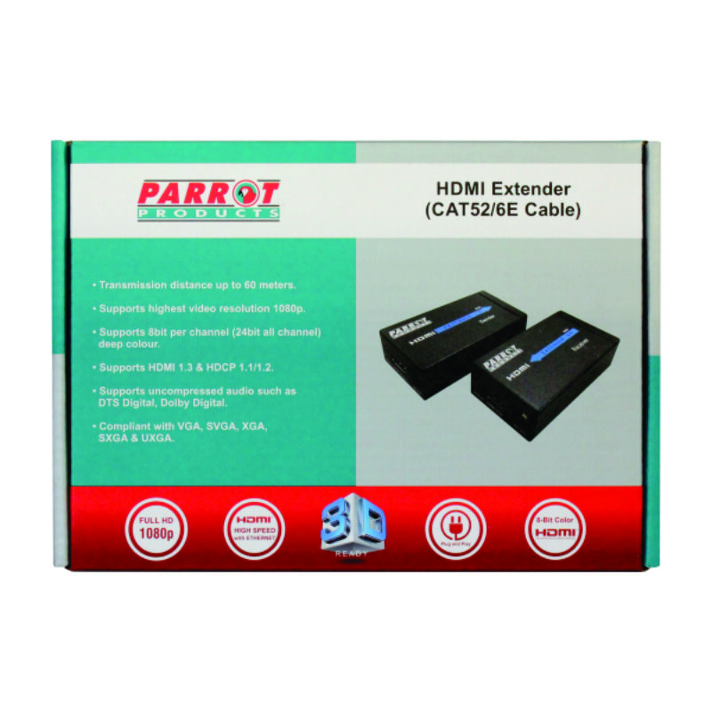 HDMI Extender over CAT52/6E network cable