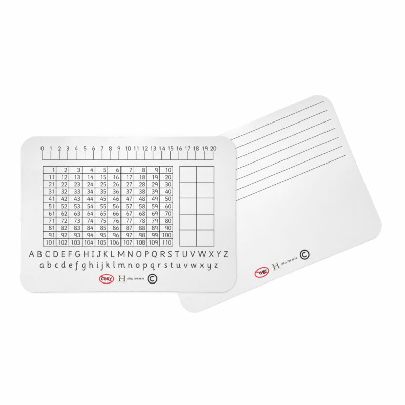 WRITING SLATE MARKERBOARD DOUBLE SIDED WB13 297X210MM PACK OF 10