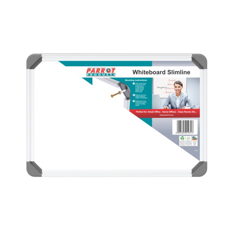 Slimline Non-Magnetic Whiteboard (300*450mm)