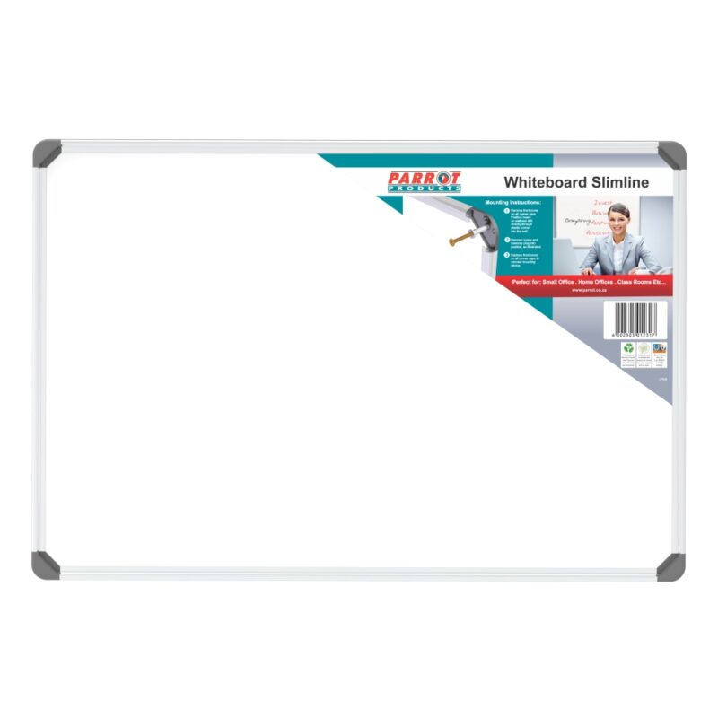 Slimline Non-Magnetic Whiteboard (600*450mm)