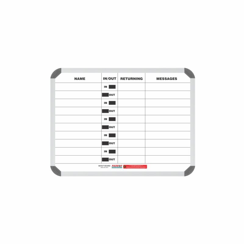 In/Out Board Magnetic 10 People (600*450mm)