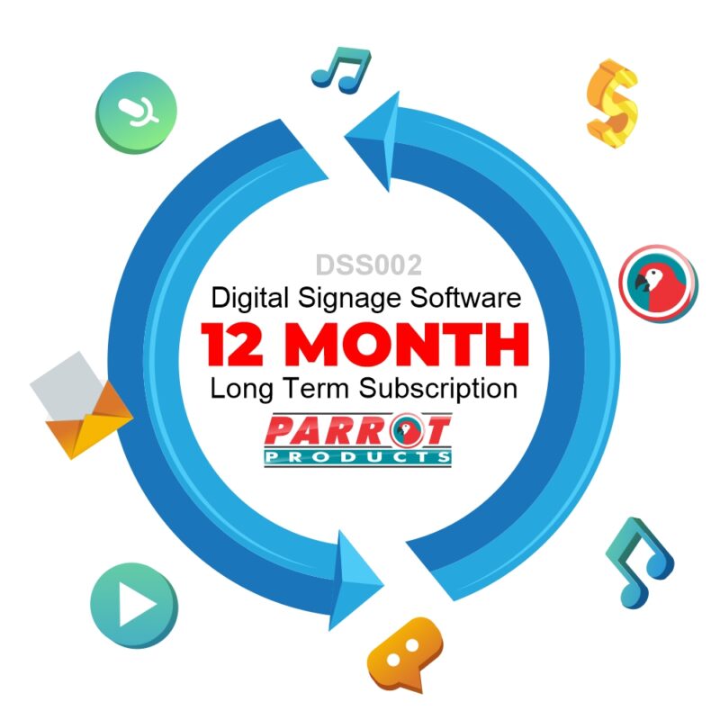 Software – Digital Signage Software Subscription One Year