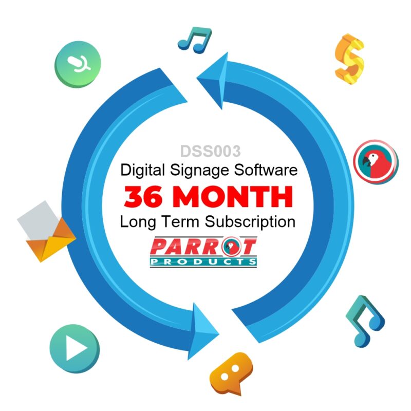 Software – Digital Signage Software Subscription Three year