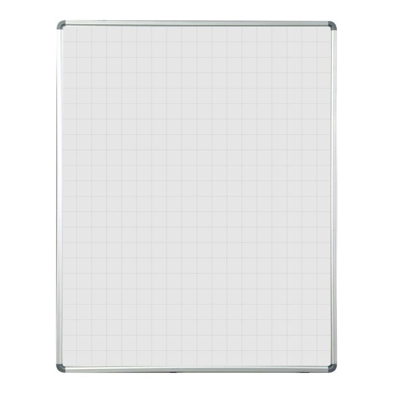 Educational Board Magnetic Whiteboard (1220*910 – Grey Squares – 1 Side)