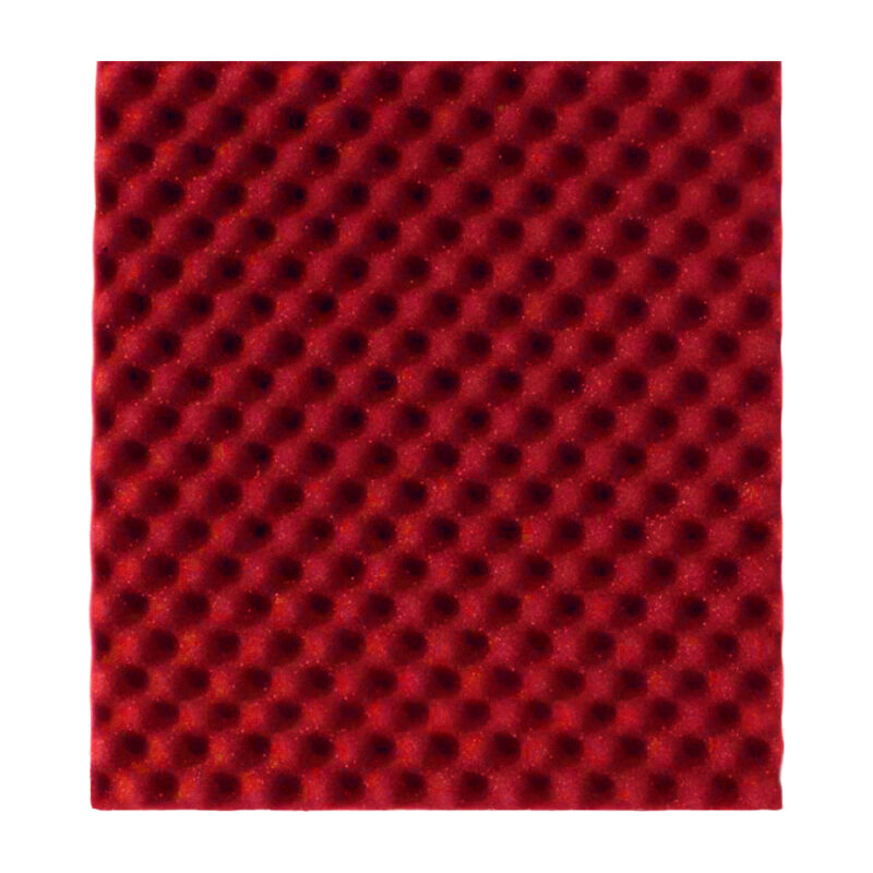 Acoustic Panel Convoluted 500mm x 500mm Red
