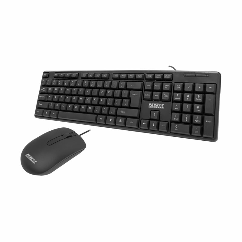 Wired keyboard and mouse combo