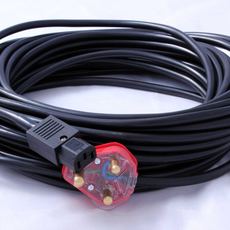 Power Cable IEC To 3 Pin (10M)