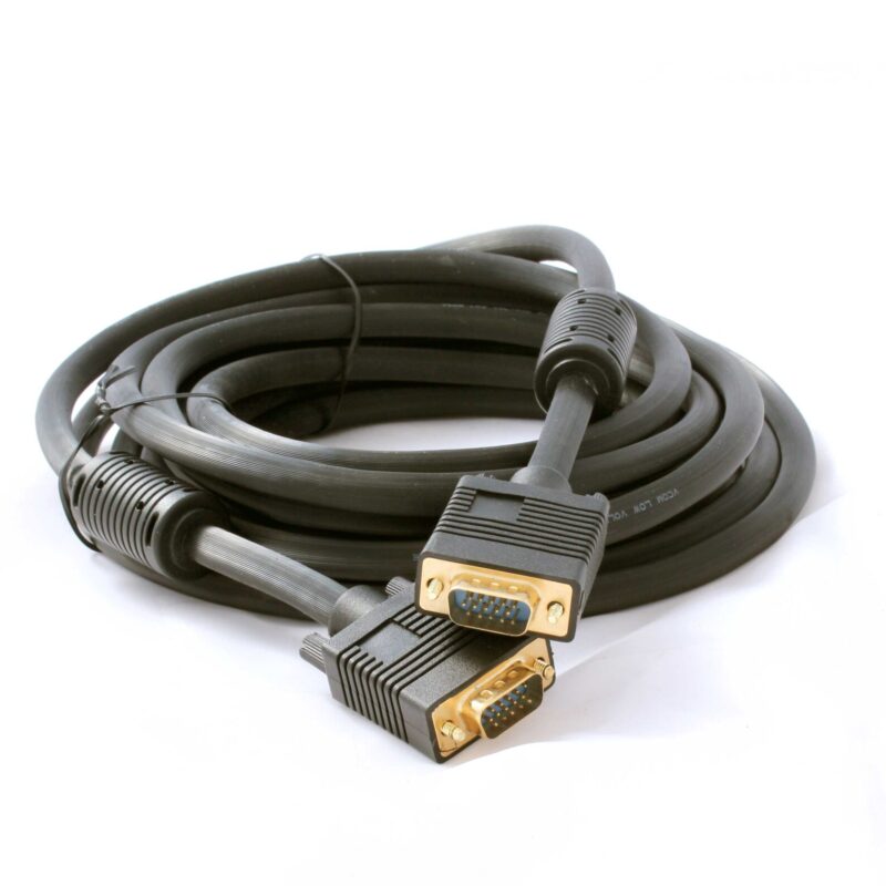Cable – 15 Pin Male To Male VGA 5M Fly Lead