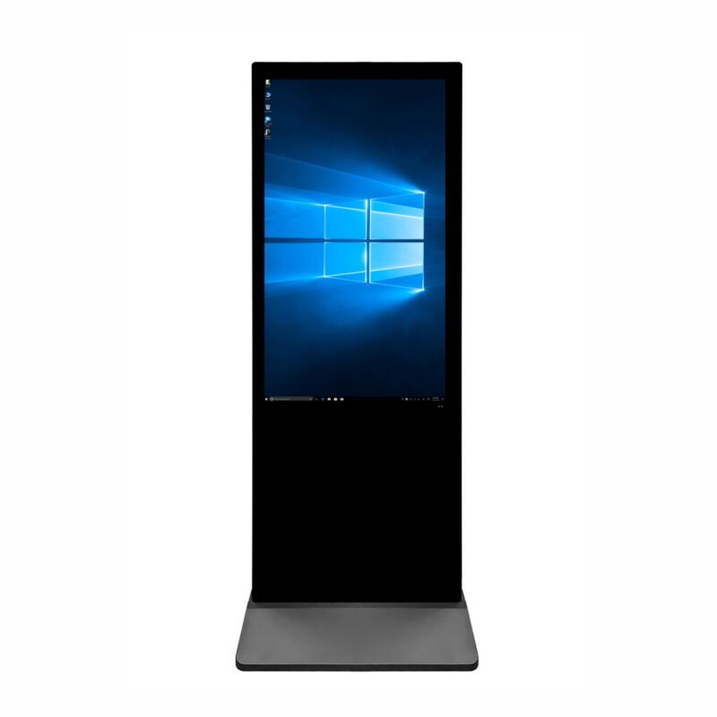 Touch LED – 43 Inch Touch Standing Kiosk (Black)