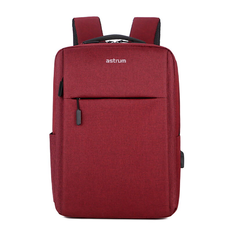Backpack Travel Bag 15" USB Port and Multi-Pocket Design Red – LB200