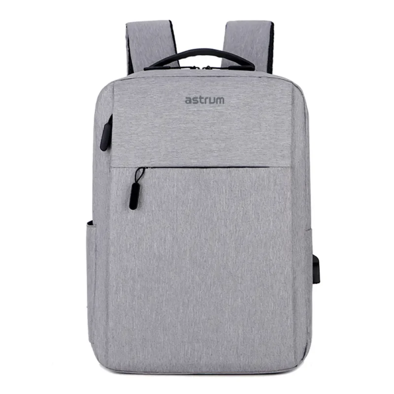 Backpack Travel Bag 15" USB Port and Multi-Pocket Design Grey – LB200