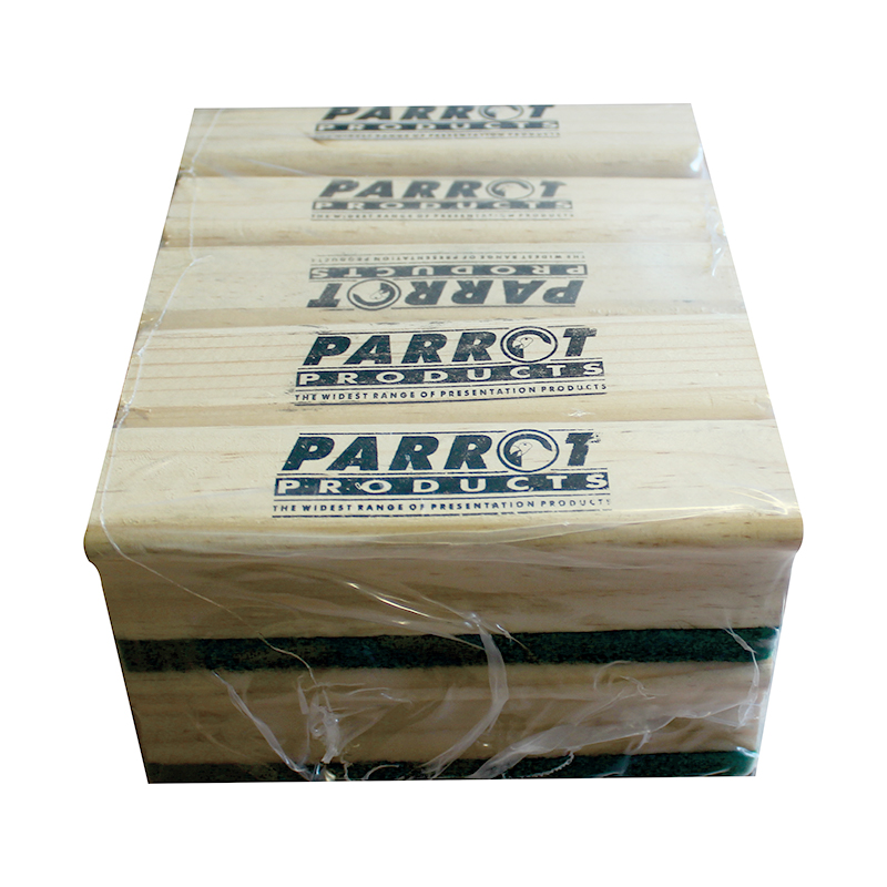 Chalk Board Wood Duster (150*35mm – Pack of 10 – Green)