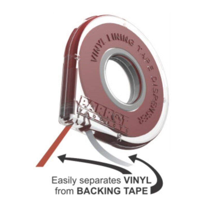 Vinyl Lining Tape (10 Meters – 6mm – Black)