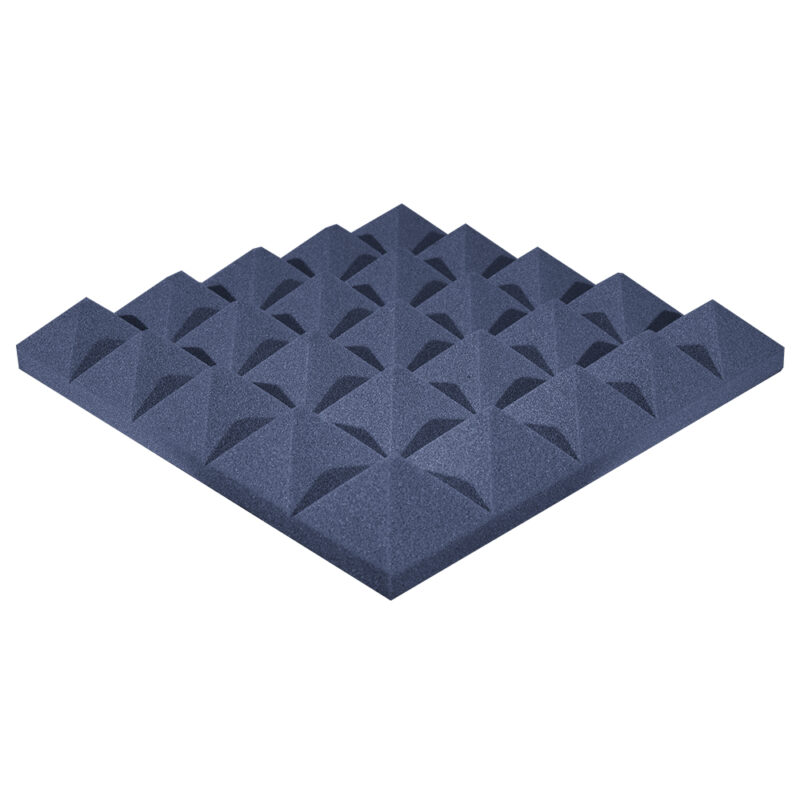 Acoustic Panel Pyramidfoam 500x500mm Grey