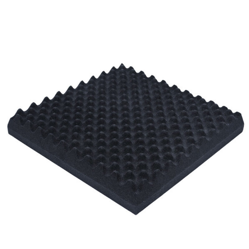 Acoustic Panel Convoluted 500mmx500mm Black